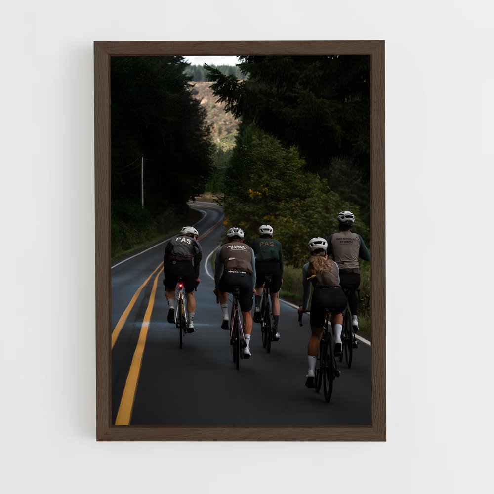 Poster Pédaleurs en Liberté – affiche Cyclisme (vue 5)